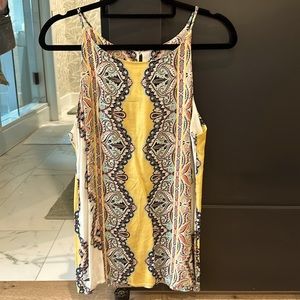 Sleeveless dressy tank top